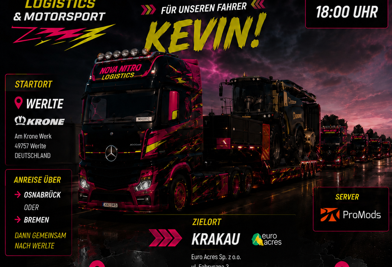 Kevins Geburtstags Konvoi Event Cover